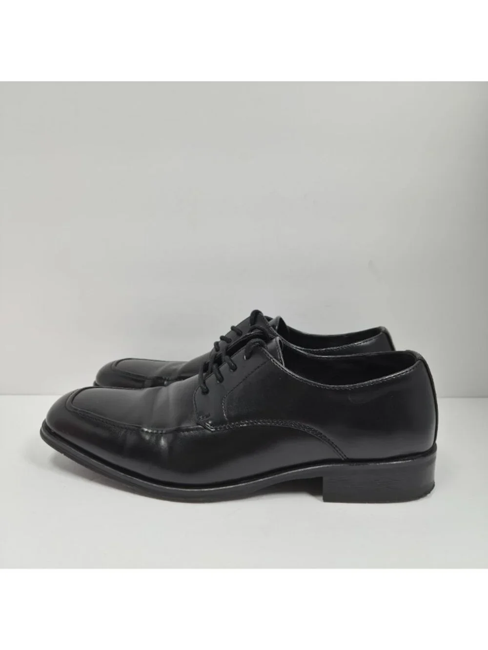 Alfani Ralphie Men's Black Leather Dress Shoes Size 8.5M